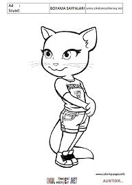 talking-tom boyama sayfaları